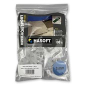 HASOFT Nivelační spony na dlažbu 3 mm 100ks